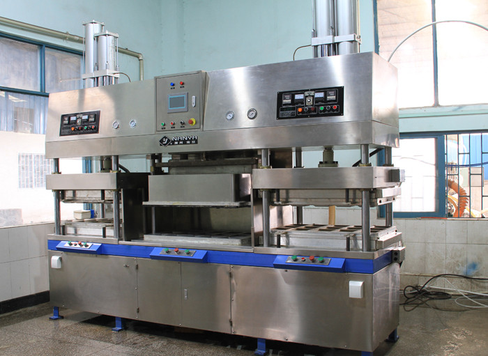 Semi Automatic Disposable Paper Plates Making Machine 3500Pcs / H