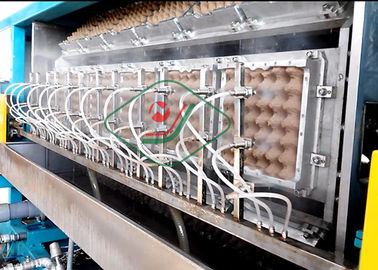 High Automation Rotary Egg Tray Forming Machine / Egg Carton Production Line