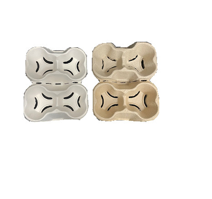 Auto Recycling Paper Egg Tray Machine , Fruit tray / Egg Carton Pulp Moulded Machinery