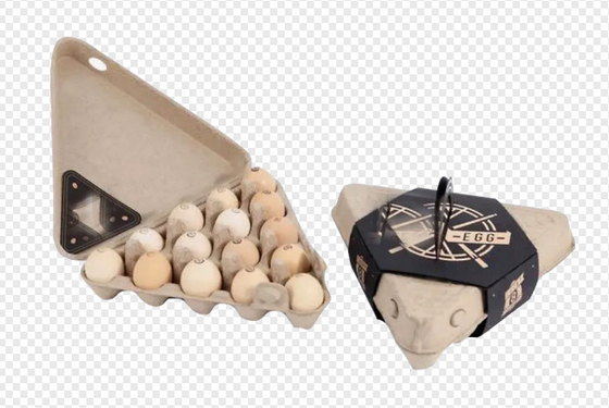 Semi Automatic Hot Press Paper Pulp Molding Machine For Paper Egg Box / Egg Tray
