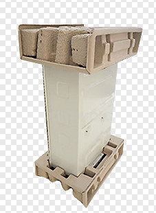 Auto Turning Single Side Waste Paper Pulp Tray Forming Machine for Indutrial Packages
