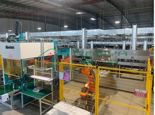 Sugarcane Pulp Molding Fully Automatic Forming Machine With Big Capacity  6000pcs/h