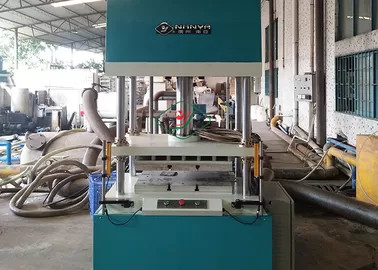 Hot - Pressing Shaping Paper Pulp Molding Machine For Industrial Packing Trays