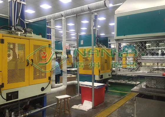 Hot Press Tray Forming Machine With PLC + Touch Screen Control