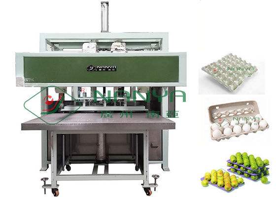 Auto Reciprocating Egg Tray / Pulp Molding Egg Carton Machine 1000pcs/H