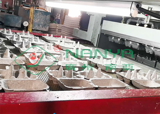 Full Auto Reciprocating Waste Paper Egg Tray Making Machine Vacuum Suction Forming