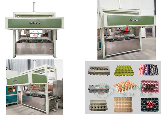 CE Hot Air Dry Automatic Paper Pulp Egg Carton Machine with 1 Layer Dryer