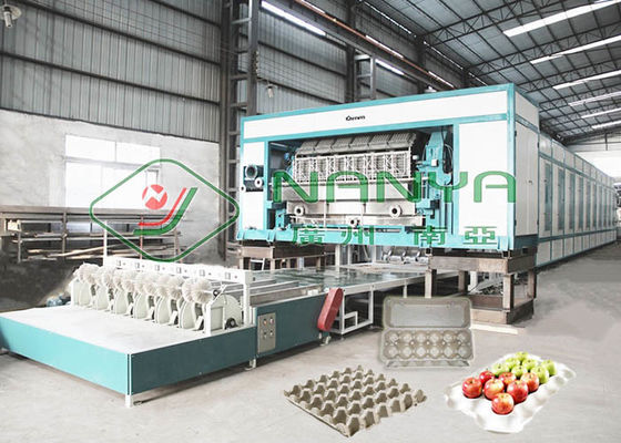 PLC 70mm 30 Holes Egg Tray Pulp Molding Equipment