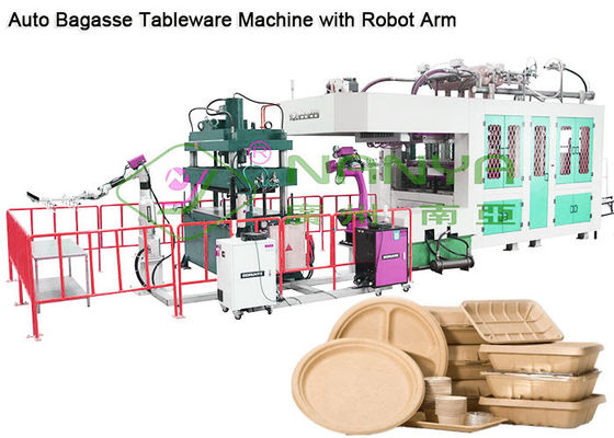 Vacuum suction 400kg/H 1300*1100mm Tableware Making Machine