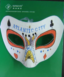 Environmently- friendly Hallowmas Mask Pulp Moulded Products Support DIY Painting