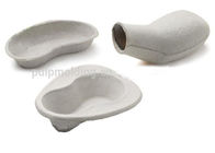 Customizable Disposable Pulp Moulded Products , Medical Care Products Urinal Pan