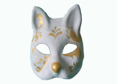 Recycled Pulp Moulded Products Cat Mask for Lady party Costume Accessories