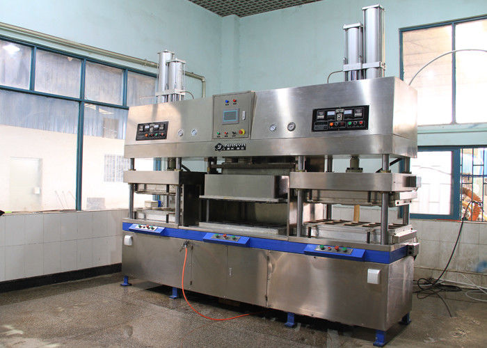 Eco - friendly Moulded Pulp Paper Plate Making Machine Food Box Dish Tray Production Line
