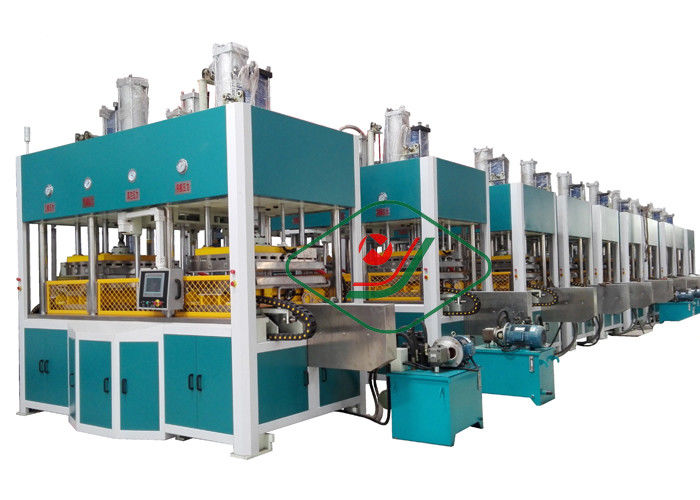 Disposable Molded Pulp Paper Tableware Making Machine for Plate / Cup / Dish Tray Thermoforming