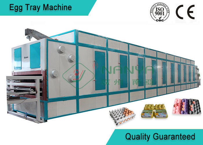 6 Layer Dryer Fast Automatic Pulp Moulding Machinery For Egg Tray / Egg Box
