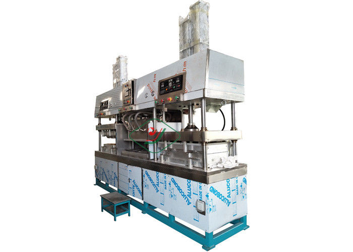 Pulp Thermoforming Tableware Production Line / Bgasse Fiber Plate Molding Machine