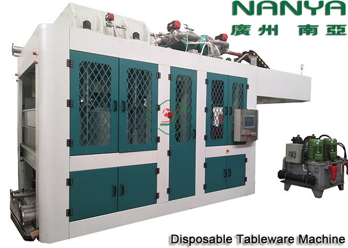Automatic Biodegradable Bagasse Pulp Molding Equipment / Plate Making Machine
