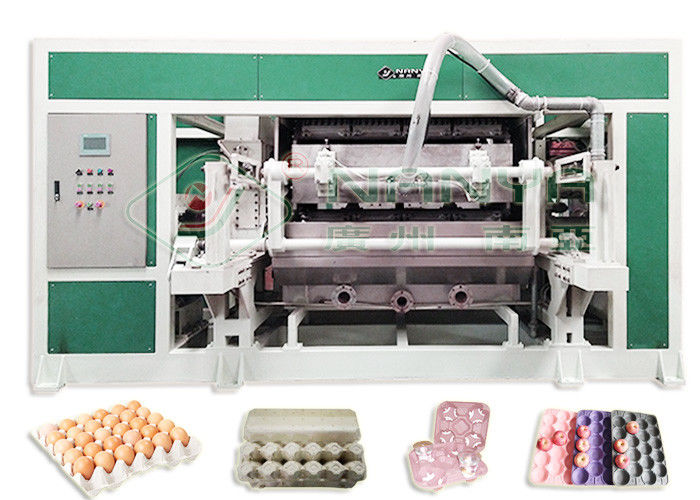 Rotary Egg Tray Forming Machine / Egg Tray Equipment Energy Saving