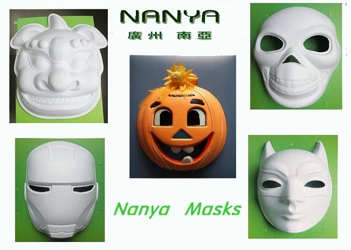 Pumpkin / Lion / Iron Man Mask Pulp Moulded Products for Party Decoration
