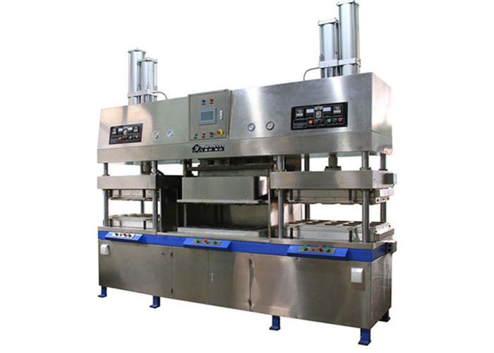 Semi Automatic Paper Pulp Molded Paper Plate Making Machine for Food Container 700 Pcs / Hour