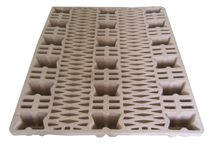 Eco Friendly Waste Paper Pulp Pallet Molded Single Faced Style