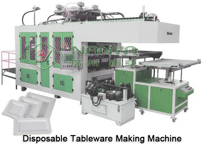Automatic Virgin Pulp Molding Equipment Tableware Thermoforming Machine