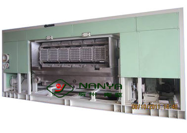 6000Pcs / Hour Fully - Auto Egg Tray Machine Fruit Trays Use