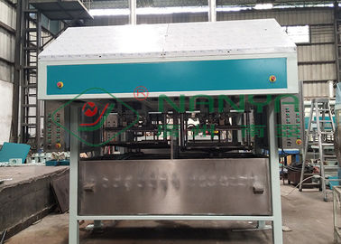 PLC Control Pulp Tray Machine With Double Reciprocate / Working Stations