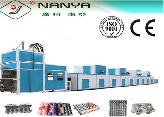Energy Saving Fully Automatic Pulp Molding Machine , Egg Tray Manufacturing Machine