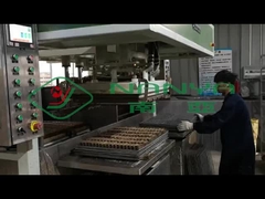 Low Noise Pulp Tray Making Machine / Paper Corner Protector Forming Equipment