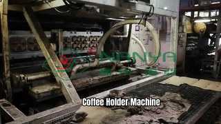 Pulp Molding Machine for Coffee Cup Holder Making/ Pulp Molded Coffee Cup Holder Making