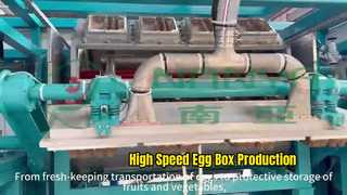 Rotary type forming machine for egg box
